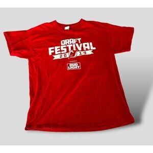 New Jersey Devils Draft Festival 2019 Mens Staff T-shirt Red Large Number 1